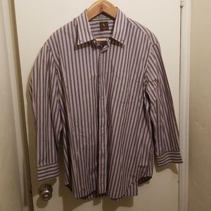 Tailorbyrd men's long sleeve dress shirt 2XL